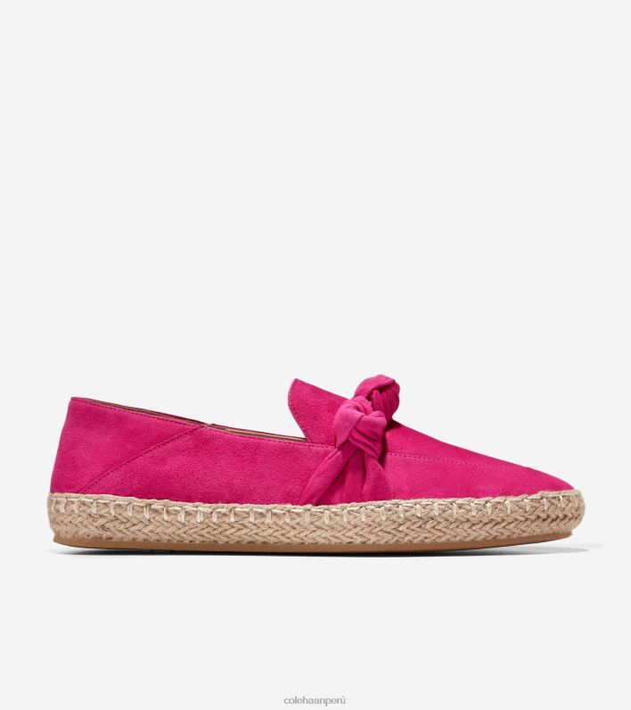 mujer ante rosa pavo real Cole Haan alpargata anudada cloudfeel calzado 8FVV224