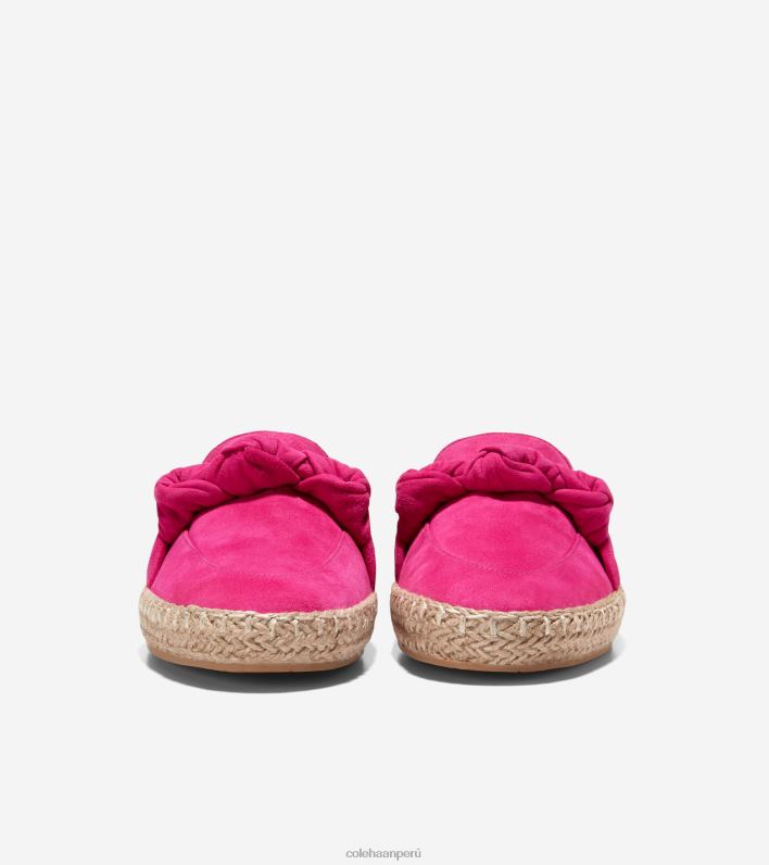 mujer ante rosa pavo real Cole Haan alpargata anudada cloudfeel calzado 8FVV224