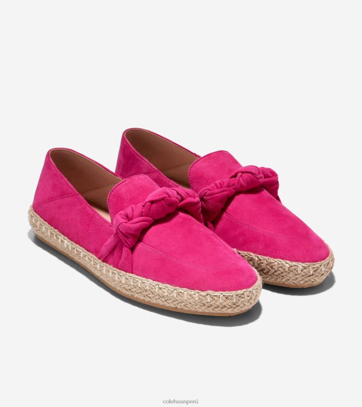 mujer ante rosa pavo real Cole Haan alpargata anudada cloudfeel calzado 8FVV224