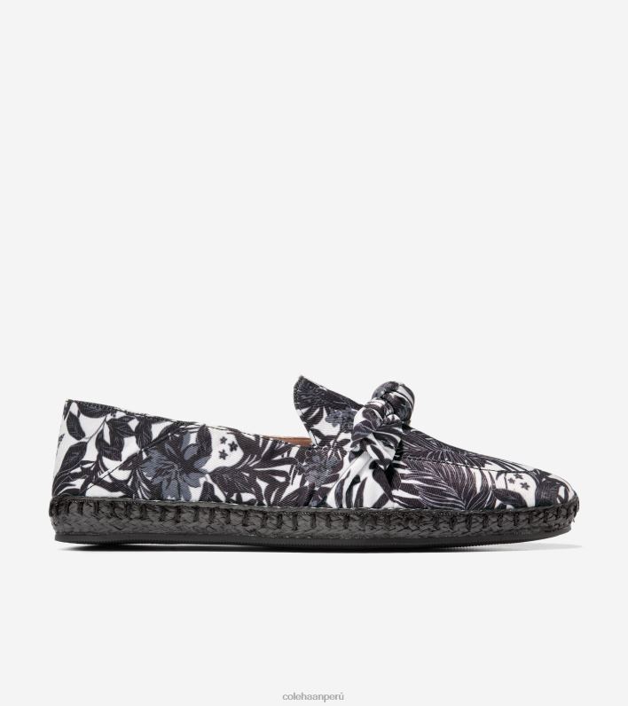 mujer estampado floral de beverly negro marfil Cole Haan alpargata anudada cloudfeel calzado 8FVV225