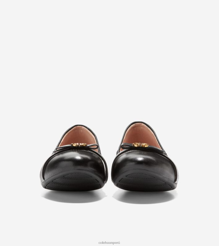 mujer negro Cole Haan ballet arco tova calzado 8FVV129