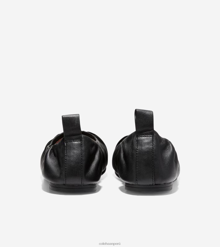 mujer negro Cole Haan ballet suave de york calzado 8FVV100